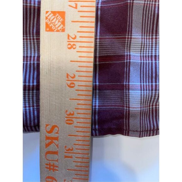 Columbia Men’s XXL Plaid Long Sleeve Button Down Casual Red Lightweight Sz 2X A2 - Picture 4 of 6